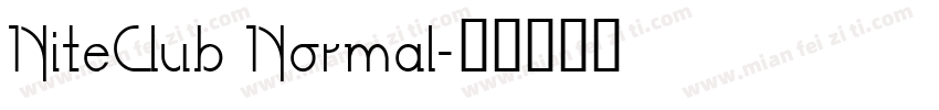 NiteClub Normal字体转换